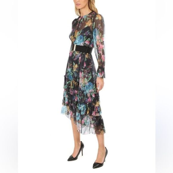 NWOT Zimmermann  ninety six Floral Black Dress - Picture 5 of 11